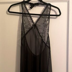 Vintage La Vie en Rose lingerie slip dress